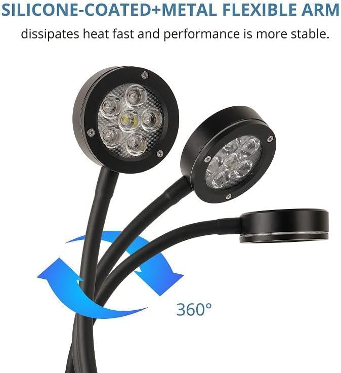 LED Aquarium Light - Coral Reef LED Fish Tank Light Saltwater Marine Nano Aquarium LPS SPS Lighting 18 Watts NILIPAL