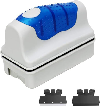 Jasonwell Magnetic Aquarium Fish Tank Glass Algae Glass Cleaner Scrubber Floating Clean Brush(XL) Jasonwell