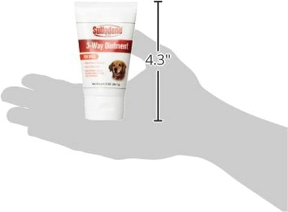 Dog Wound Care Ointment, Relieves Pain & Prevents Infection For Dog Cuts, Scrapes, Bites and Injuries, 2 Ounce Adams