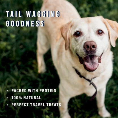 Stewart Single Ingredient Freeze Dried Raw Dog Treats, Surf and Turf Variety Pack (Beef Liver 4 Ounce + Salmon 2.75 Ounce), High Protein, Training Treats or Meal Topper - PAWPICO