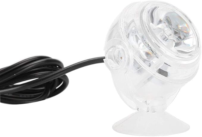 GLOGLOW Aquarium Lights, Plastic LED Fish Colourful Gradient Submersible Night Spot Light LED Aquarium Light Fish Colored Light(US Plug Colourful) Aquarium Lights GLOGLOW