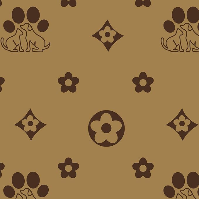 NESTROAD No Pull Dog Harness,Adjustable Oxford Dog Vest Harness with Leash,Reflective No-Choke Pet Harness with Easy Control Soft Handle for Large Dogs(Large,Light Brown) NESTROAD