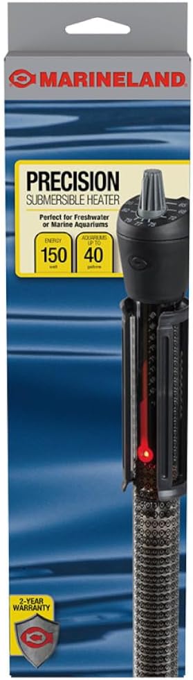 Marineland Precision Heater for Saltwater or Freshwater Aquariums Marineland