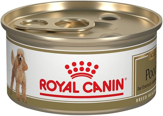 Royal Canin Poodle Adult Breed Specific Wet Dog Food, 3 oz can 4-pack - PAWPICO
