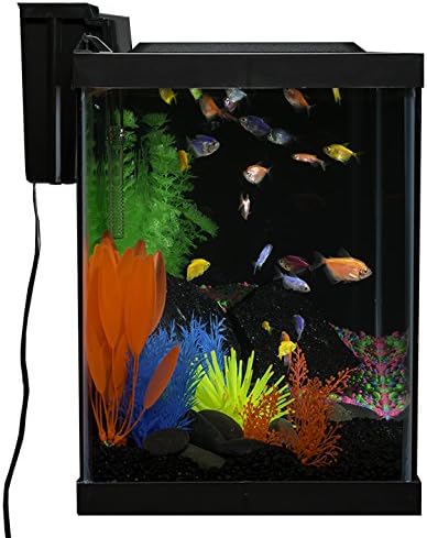 GloFish 20 Gallon Aquarium Kit with LED Lights, Decor Heater and Filter GloFish