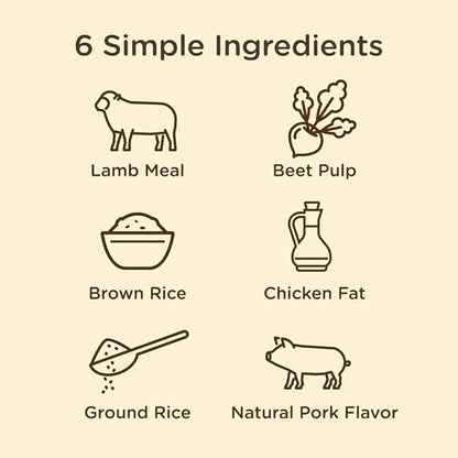 Rachael Ray Nutrish Limited Ingredient Diet Lamb Meal & Brown Rice Recipe, 28 Pounds, 007119000675 - PAWPICO