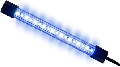 GloFish 6-Inch LED Light Stick for Fish Aquariums Up to 5 Gallons, 1 Count, with White and Blue LED Lights GloFish