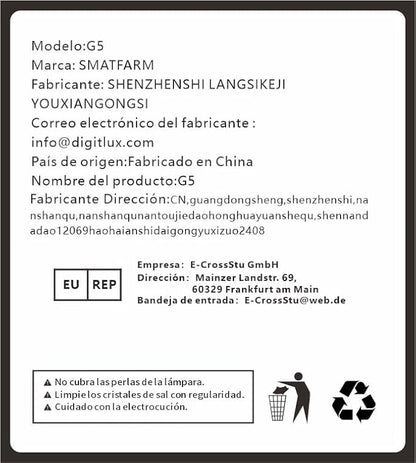 Aquarium Light - 95 Watt Sunrise Sunset Moonlight, Group Control Program Coral Reef Light Dimmable Full Spectrum for Marine Tanks,Saltwater Tank Light with Timer (G5 Bracket Version) SmatFarm