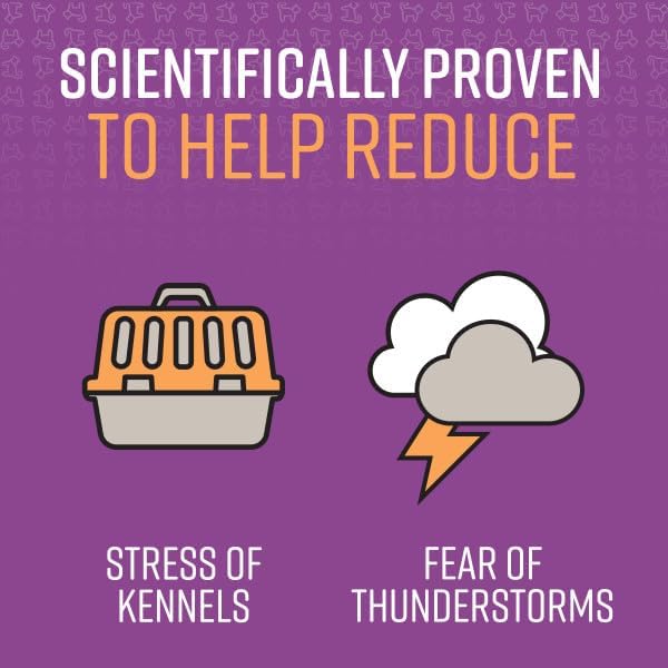 Sentry Calming Chews for Dogs, Calming Aid Helps to Manage Stress & Anxiety, with Pheromones That May Help Curb Destructive Behavior & Separation Anxiety, Calming Health Supplement for Dogs, 60 Count Sentry