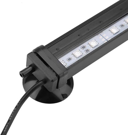 TOPINCN LED Aquarium Light Fish Tank Bubble Light Underwater Led Light with Remote Control + Manual Color Change - Highlight Colorful Aquarium Light Kit(US Plug)(46cm) TOPINCN