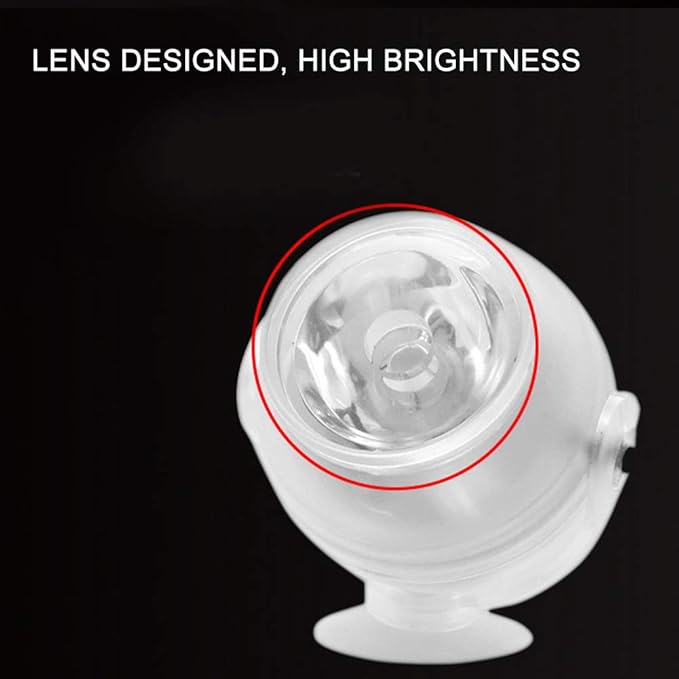 GLOGLOW Aquarium Lights, Plastic LED Fish Colourful Gradient Submersible Night Spot Light LED Aquarium Light Fish Colored Light(US Plug Colourful) Aquarium Lights GLOGLOW