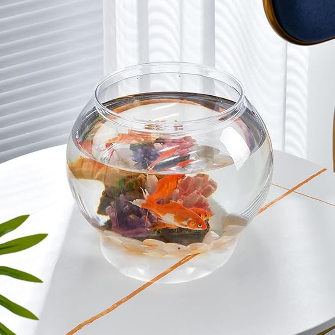 Newpol 3 Gallon Plastic Fish Bowl, Aquarium Fish Tank 11.5L Newpol