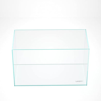 LANDEN 60P 16 Gallon Rimless Low Iron Aquarium Tank, 23.6" W × 11.8" D × 14.2" H (60cm x 30cm x 36cm) 6mm Thickness with Nano Foam Leveling Mat Landen