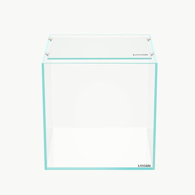 LANDEN 4mm Thick Clear Glass Aquarium Lid, Includes 4 Clips for Secure Placement, 282 x 225mm(11.1x8.86 inches) for 290-294 mm Inner Length Aquariums, Adapted to CB303030, ARF30 Landen