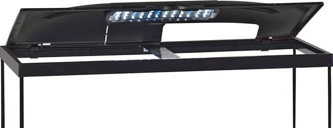 MarineLand LED Aquarium Hood - 30 x 12 inch, black (32995) Marineland