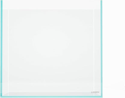LANDEN 15.6 Gallon Cube Rimless Low Iron Aquarium Tank,15.7" L × 15.7" W × 15.7" H (40cm x 40cm x 40cm) 6mm Thickness with Nano Foam Leveling Mat Included Landen
