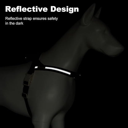 Plutus Pet Cotton Dog Harness and Leash Set, Reflective and Soft Padded, Quick Fit Vest Harness, for Small, Medium and Large Dogs, Black, S - PAWPICO