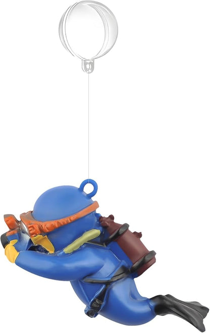 onesimcr Floating Fish Tank Decorations, Aquarium Decorations, Lovely Diver Fish Tank Decorations, Floating Device Fish Tank Accessories，Suitable for All Kinds of Fish Tanks… onesimcr
