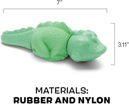 Barkbox Super Chewer Tough Dog Chew Toys for Aggressive Chewers, Dental Stimulating (Iguana - Large) - PAWPICO