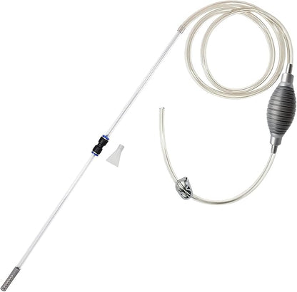 10 Gallon Fish Tank cleaner and Aquarium Water Changer Siphon with a Thinner Tubing. Perfect for Cleaning Small Tanks, Gravel Vacuum for Aquarium Kit AREPK