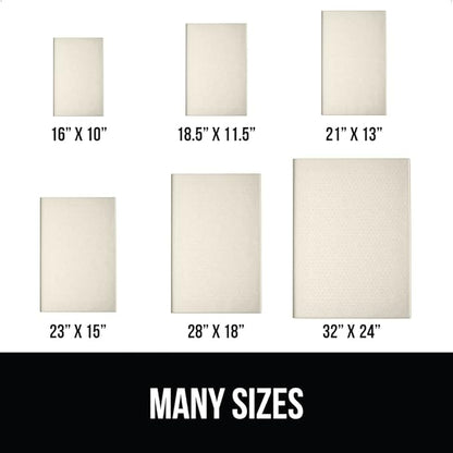 Gorilla Grip 100% Waterproof Raised Edge BPA Free Silicone Pet Feeding Mat, Dog Cat Food Mats Contain Spills Protects Floors, Placemats for Cats and Dogs Water Bowl, Pets Accessories 18.5x11.5 Cream - PAWPICO