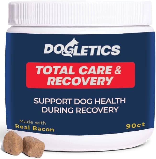 Total Care & Recovery - Dog Support During Recovery from Illness Injury or Chronic Health Problems, 90 ct Bacon Flavor - PAWPICO