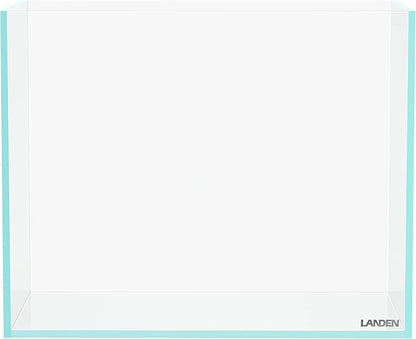 LANDEN 30N 3.2 Gallon Nano Rimless Low Iron Aquarium Tank, W11.8×D7.5×H9.4 in(30x19x24cm) 5mm Thickness with Nano Foam Leveling Mat Included Landen