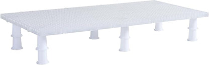 ALEGI Plastic Grid Divider Tray Egg Crate Louvre Aquarium Fish Tank Bottom Isolation with Bracket (4pcs) ALEGIAquarium