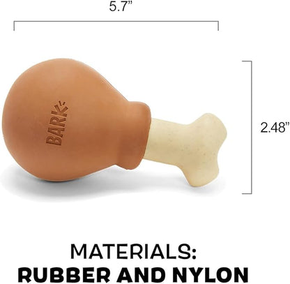 Barkbox Super Chewer Tough Dog Chew Toys for Aggressive Chewers, Dental Stimulating (Turkey - Large) - PAWPICO