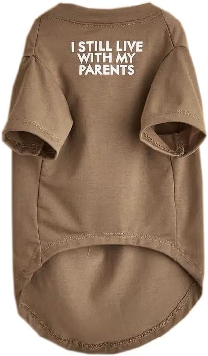 Cute Dog Clothes,Dog T Shirt for Medium Dogs.Dog Clothes for Small Dogs Girl Boy,Puppy.Breathable Soft Dog Costume for Pet Dogs Cats, Pet Pullover Jumper, Cat Clothes (XL-(16~20lb), Chest~20", Khaki) - PAWPICO