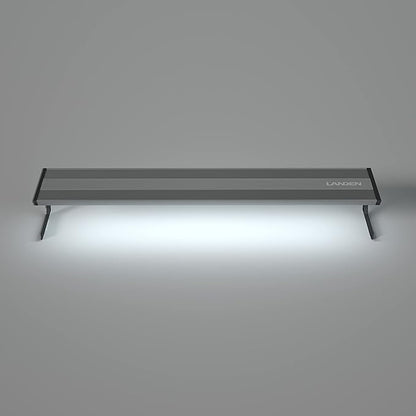 LANDEN AQUABRITE 60 LED Aquarium Light RGB+W for 23.62in (60cm) Rimless Freshwater Fish Tanks - Full Spectrum Lighting with Adjustable Brightness with Controller Landen