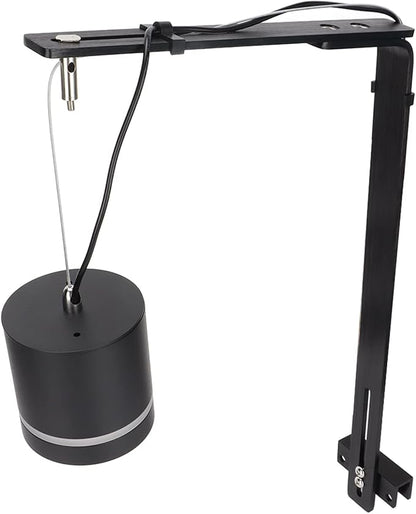 Tnfeeon Fish Drop Light Mount, Light Holder Metal Lamp Bracket Support for Reptile Glass Terrarium Full Spectrum Drop Light Tnfeeon