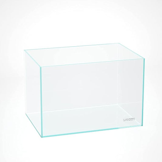 Landen 60P 23 Gallon Rimless Low Iron Aquarium Tank, W23.6×D15.7×H15.7 in(60x40x40cm) 8mm Thickness Landen