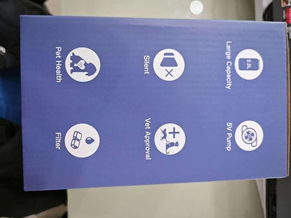 Cat Water Fountain Stainless Steel: Cat Fountain for Drinking - Automatic Pet Water Fountain for Cats Inside - 74oz/2.2L Dog Water Dispenser Cat Drinking Supplies Metal Kitty Spout Animal Waterer Bowl - PAWPICO