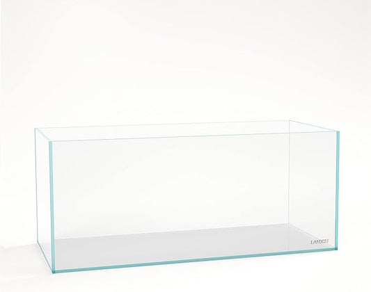 Landen 120P 72.2 Gallon Rimless Low Iron Aquarium Tank, W47.2 × D19.7 × H19.7 (120x50x50cm) 10mm Thickness with Black Nano Foam Leveling mat Included Landen
