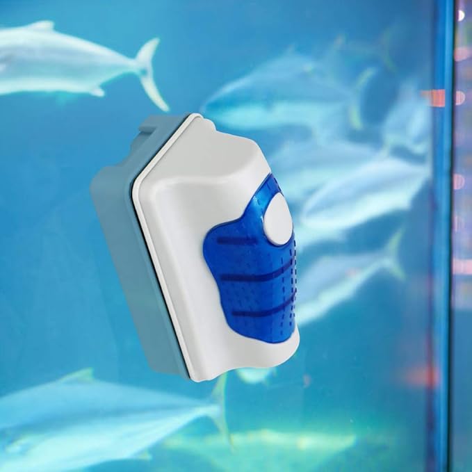 Jasonwell Magnetic Aquarium Fish Tank Glass Algae Glass Cleaner Scrubber Floating Clean Brush(XL) Jasonwell