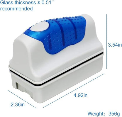Jasonwell Magnetic Aquarium Fish Tank Glass Algae Glass Cleaner Scrubber Floating Clean Brush(XL) Jasonwell