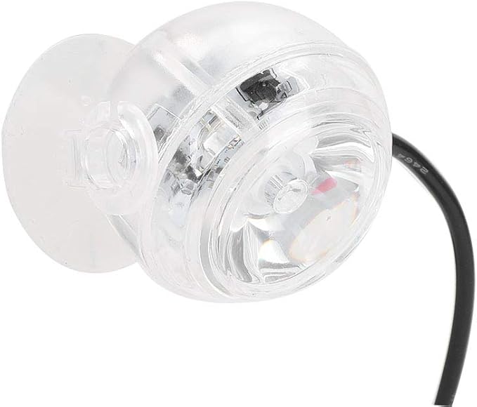 GLOGLOW Aquarium Lights, Plastic LED Fish Colourful Gradient Submersible Night Spot Light LED Aquarium Light Fish Colored Light(US Plug Colourful) Aquarium Lights GLOGLOW