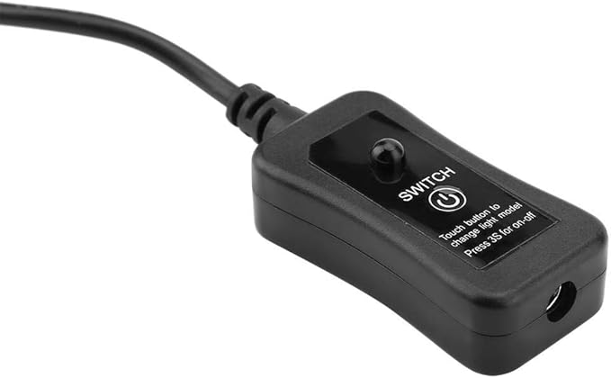 TOPINCN LED Aquarium Light Fish Tank Bubble Light Underwater Led Light with Remote Control + Manual Color Change - Highlight Colorful Aquarium Light Kit(US Plug)(31cm) TOPINCN