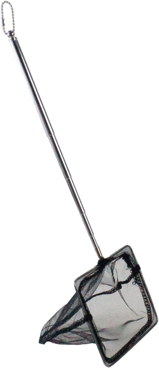 AQUANEAT Fish Net Aquarium,Fish Tank Net,Aquarium Net with Extendable Long Handle (5 Inch) Aquaneat