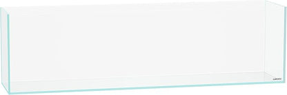 LANDEN 90L 10.8 Gal Rimless Low Iron Aquarium Long Fish Tank, Bookshelf Aquarium, W35.4×D7.87×H9.84 in(90x20x25cm) 6mm Thickness with Black Nano Foam Leveling mat Included Landen