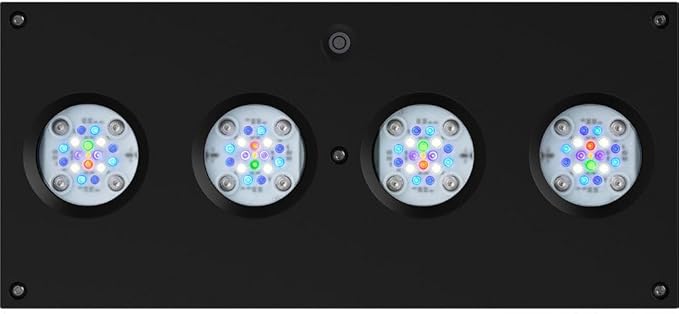 AquaIllumination Hydra 64 LED Aquarium Light - Full Spectrum Lighting for Coral Growth, Wireless Control, High PAR Output, Energy Efficient - for Saltwater Reef Tank Aquariums - Black AquaIllumination
