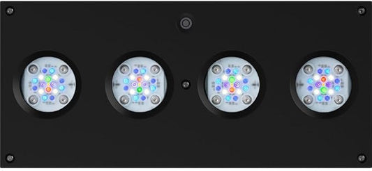 AquaIllumination Hydra 64 LED Aquarium Light - Full Spectrum Lighting for Coral Growth, Wireless Control, High PAR Output, Energy Efficient - for Saltwater Reef Tank Aquariums - Black AquaIllumination