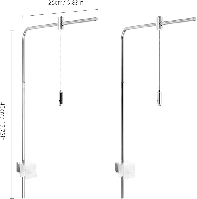 iplusmile Fish Tank Light Stand Kit, Aquarium Lighting Holder, Fish Tank Accessory, Adjustable Fish Tank Light Rack, for Aquatic High LED Light Lamp Light Hanging Bracket Rimless Tank iplusmile