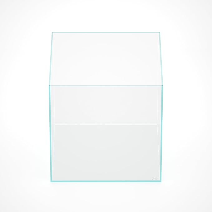 LANDEN 31 Gallon Cube Rimless Low Iron Aquarium Fish Tank,19.7" L × 19.7" W × 19.7" H (50cm x 50cm x50cm) 6mm Thickness with Nano Foam Leveling Mat Included Landen