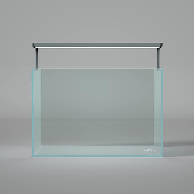 LANDEN AQUABRITE 45 LED Aquarium Light RGB+W for 17.72in (45cm) Rimless Freshwater Fish Tanks - Full Spectrum Lighting with Adjustable Brightness with Controller Landen