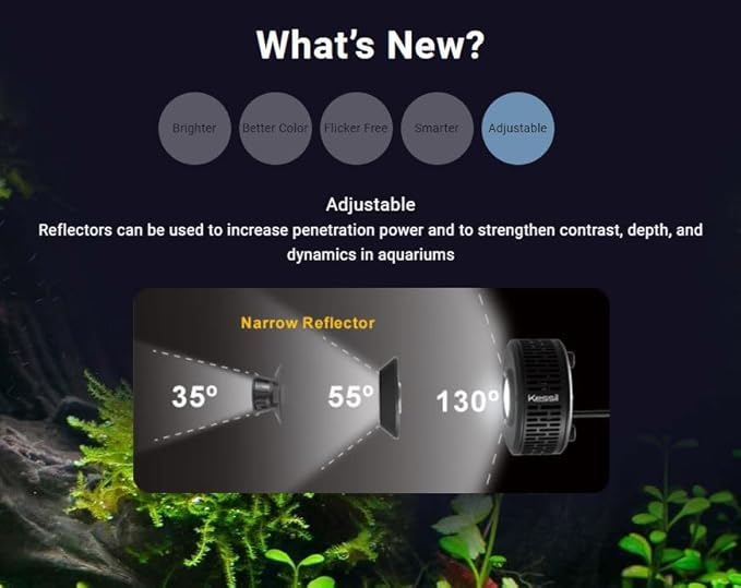 Kessil A360XE Tuna Sun Freshwater Aquarium LED Light Planted Tank Full Color Spectrum for Superior Plant Growth KessilLighting