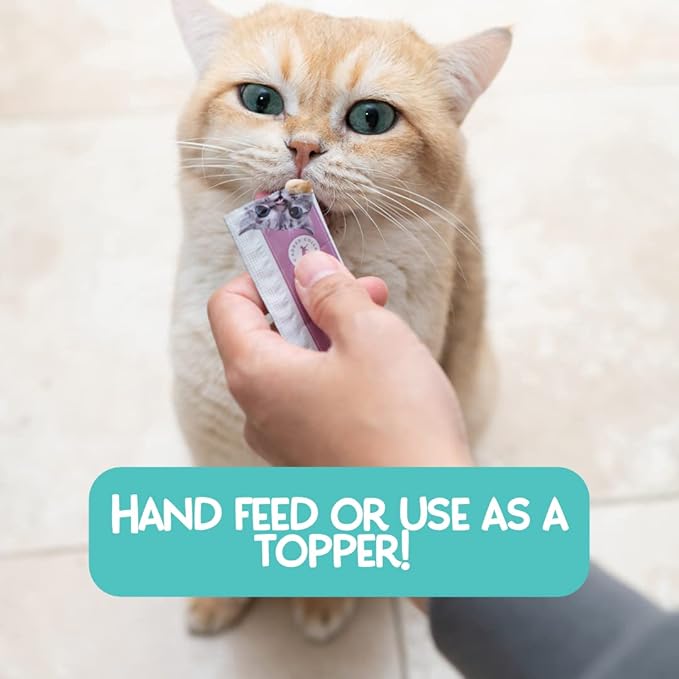 LOVE, NALA - Natural Lickable Cat Squeeze Up Treat,Topper - Variety Plus Pack Mousse - Wet Food Cat Puree - Grain Free, Fiber Blend, Minerals, Vitamins - 24 Pack - PAWPICO