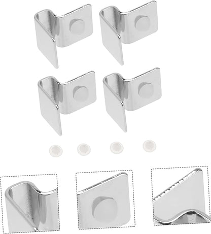 4Pcs Fish Tank Cover Brackets Durable Glass Lid Clips for Aquarium for Rimmed Aquariums Fish Tank Accessories BUGUUYO