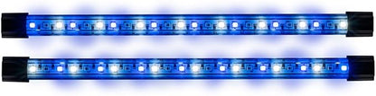 GloFish 10 Inch LED Light Stick 2 Count - White, Blue and, Magenta Aquarium Lights - Tank Sizes Up to 75 Gallons GloFish